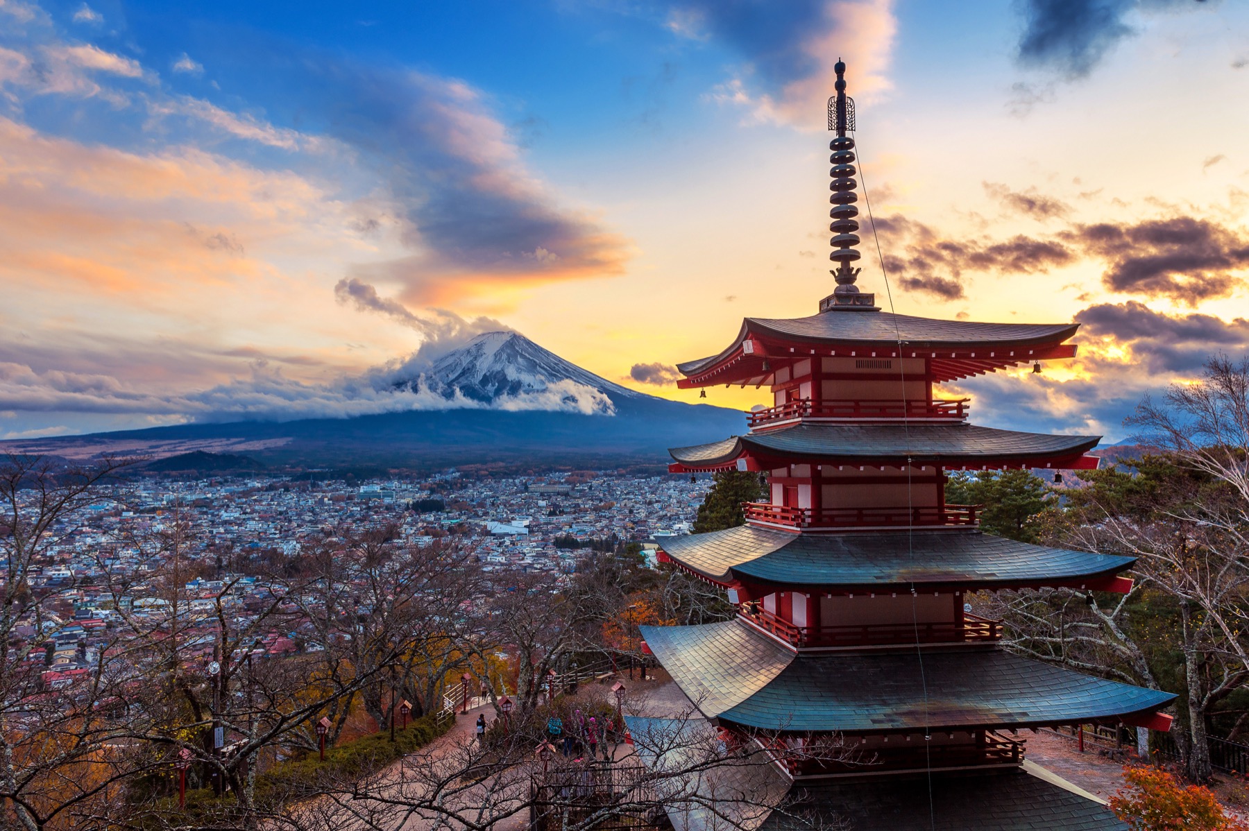 Fuji та Chureito Pagoda